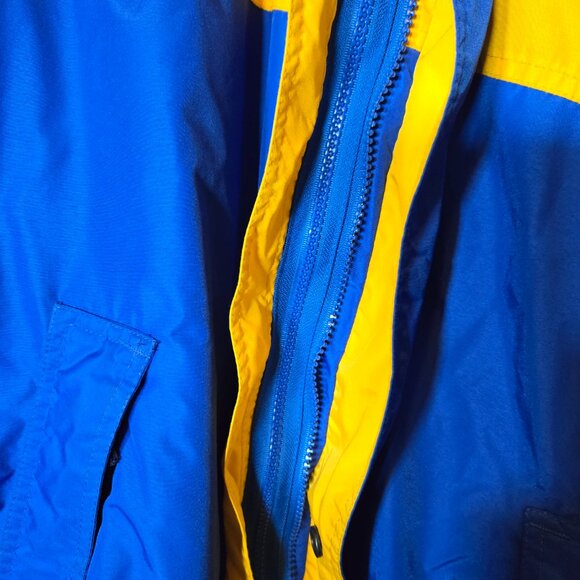 Vintage Columbia Bugaboo Jacket Adult L Blue Ski Coat Jacket w/ Fleece Liner - Picture 6 of 16